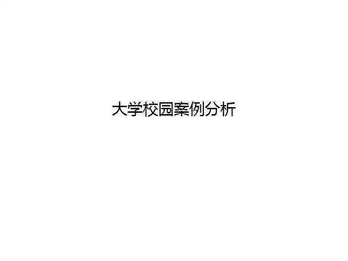 大学校园案例分析(完整版)