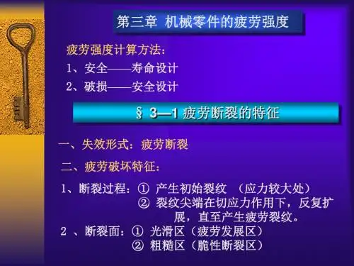 机械零件的疲劳强度.
