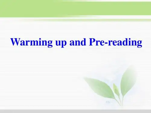 2018-2019学年度人教版选修六Unit 5 The power of nature-reading课件(共20张PPT)