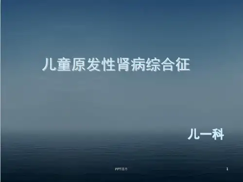 肾病综合征  ppt课件