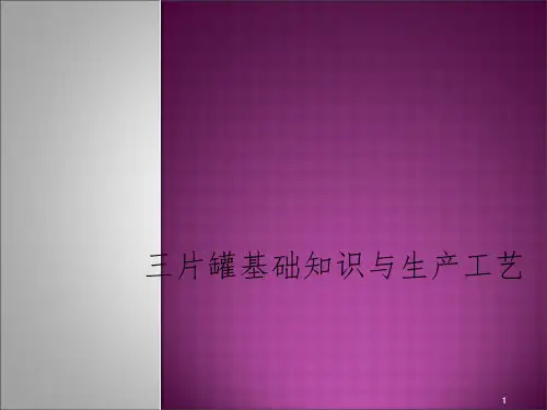 三片罐基础知识及生产工艺PPT