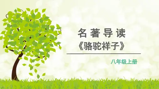 名著导读骆驼祥子ppt公开课获奖课件百校联赛一等奖课件
