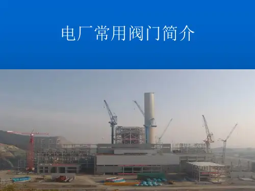 电厂常用阀门简介