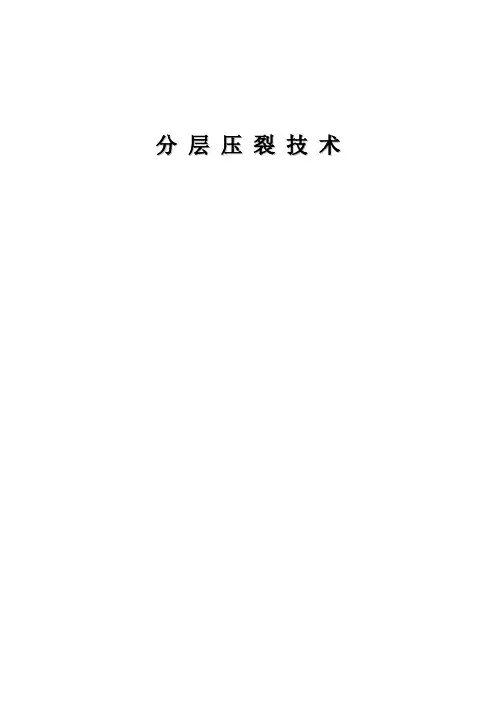 分层压裂技术
