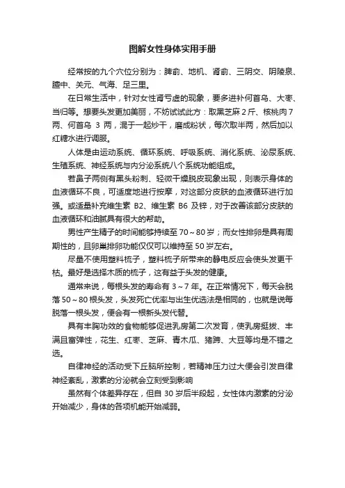 图解女性身体实用手册