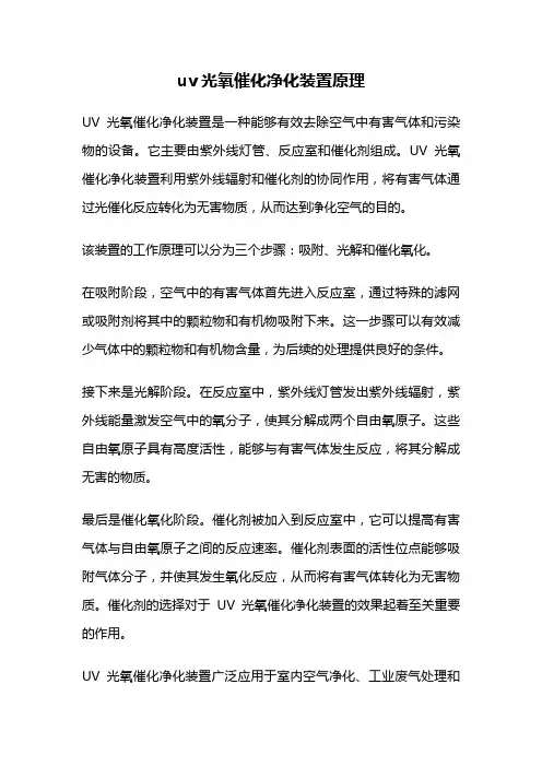 uv光氧催化净化装置原理