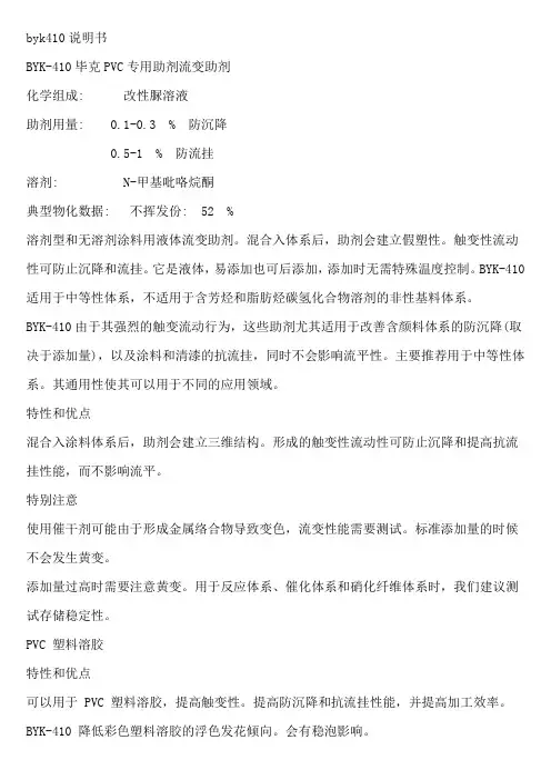 byk410说明书