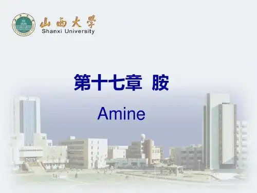 第十七部分胺Amine-精品文档
