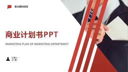 融资计划书PPT