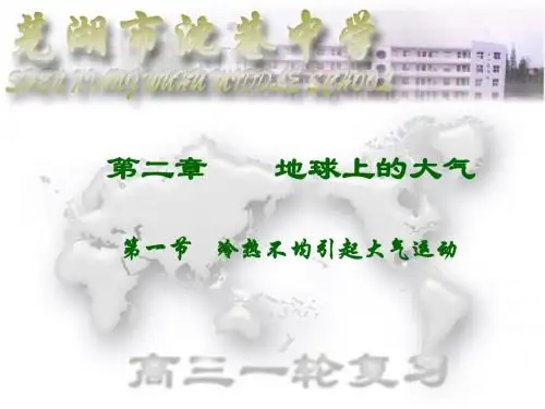高三复习 第一节 冷热不均引起大气运动