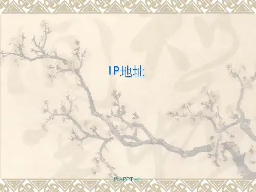 IP地址及子网掩码讲课完整PPT课件