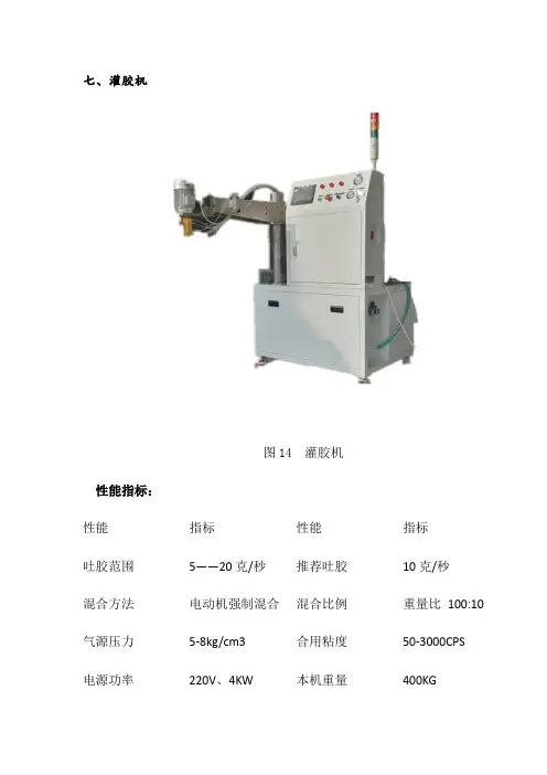 灌胶机说明书