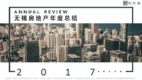 无锡房地产市场年报(最终版)精品PPT课件