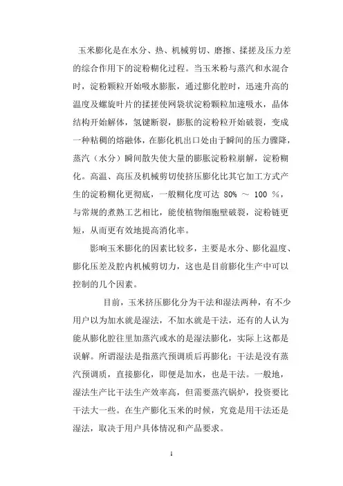 玉米膨化