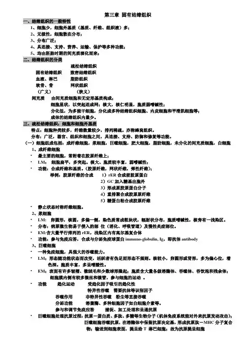 第三章结缔组织 