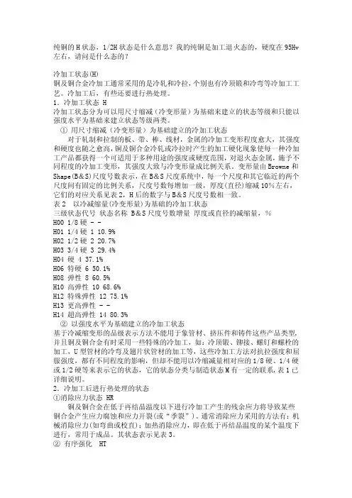 [新版]铜状态介绍