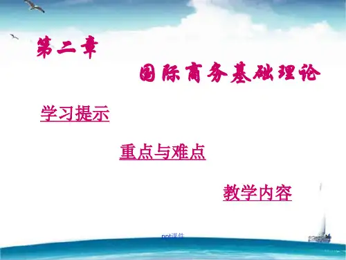 《国际商务》国际商务理论基础  ppt课件