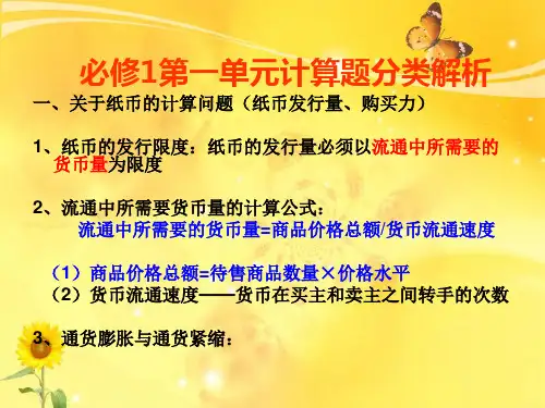 经济生活计算题课件