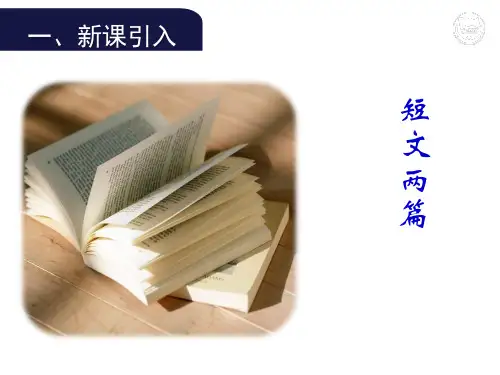 第13课《短文两篇》课件  2021-2022学年部编版语文九年级下册