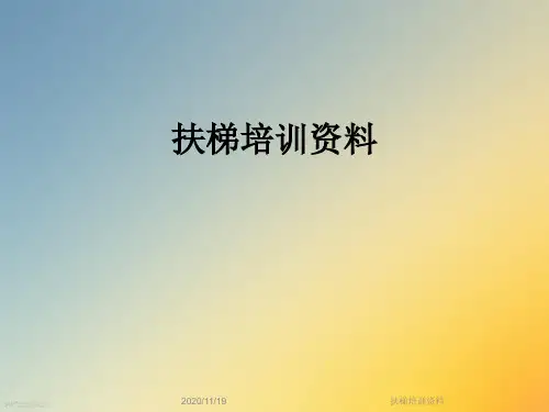 扶梯培训资料