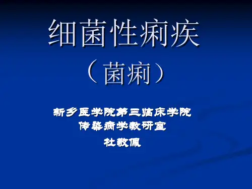 细菌性痢疾