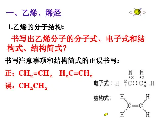 讲乙烯乙炔PPT课件电子教案