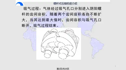 螺杆制冷压缩机工作原理技术讲解一.pptx