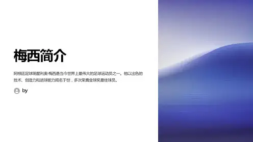 介绍梅西(英文)(课堂PPT)