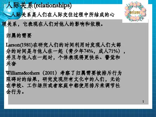 《人际关系》PPT课件