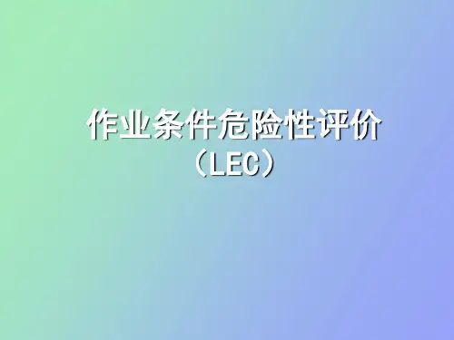 作业条件分析法