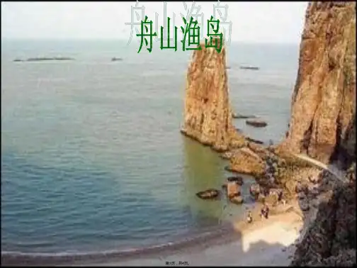 是我国最大的渔场,盛产各种海鱼如大黄鱼小黄鱼带鱼(共4张PPT)