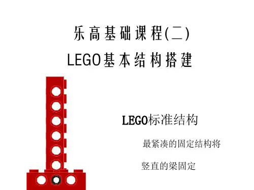 乐高基础课程(二)LEGO基本机构搭建