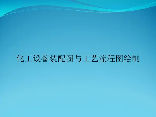 化工设备装配图与工艺流程图绘制