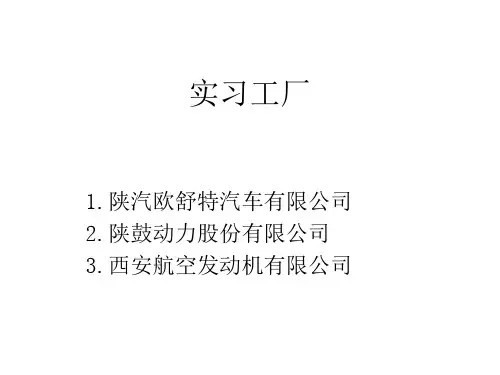 机械实习答辩优质课件ppt