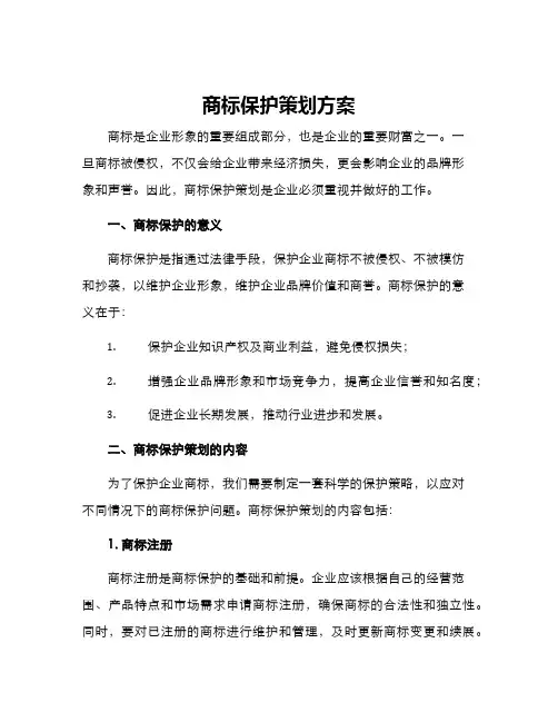 商标保护策划方案