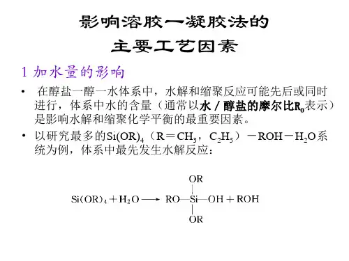 第一章 溶胶凝胶法 20140920
