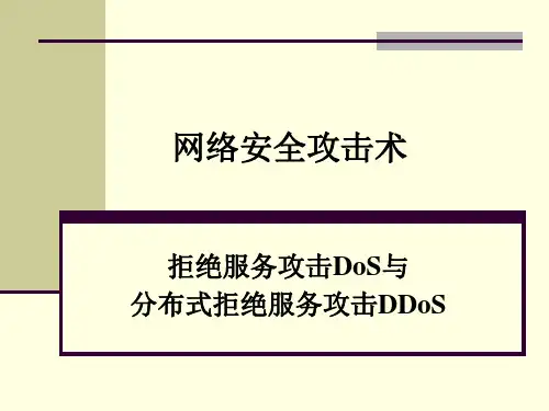2012版04(DoS与DDoS攻击) 网络安全课件