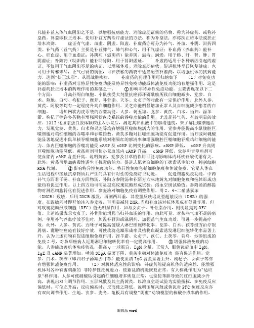 中药药理学——补虚药