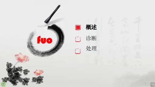 发热待查的临床思维与处理课件