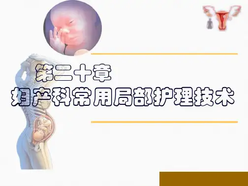 第二十章妇产科常用局部护理技术