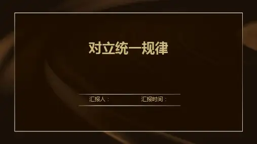 对立统一规律