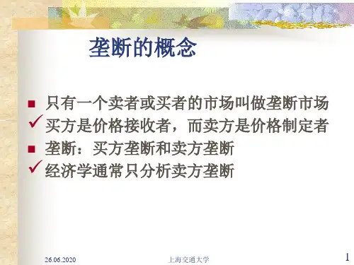 第六章 完全垄断市场PPT精品文档41页