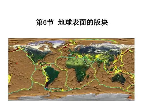 3.6地球表面的版块浙教版七年级科学上册课件