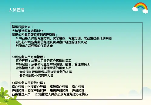 银行业务人员管理办法(PPT18页)
