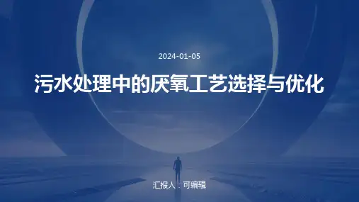 污水处理中的厌氧工艺选择与优化