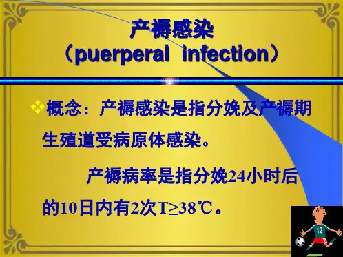 产褥感染(共6张PPT)