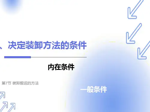 装卸搬运技术标准