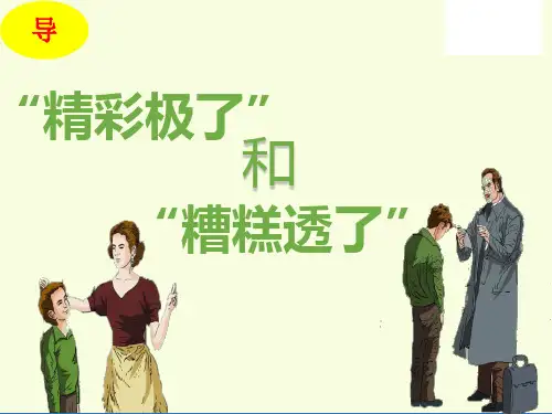 《精彩极了和糟糕透了》优秀PPT课件