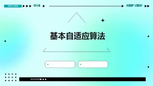 《基本自适应算法》课件