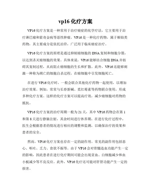 vp16化疗方案